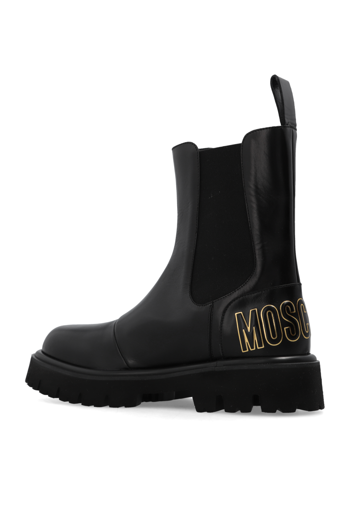 Moschino Leather Chelsea boots