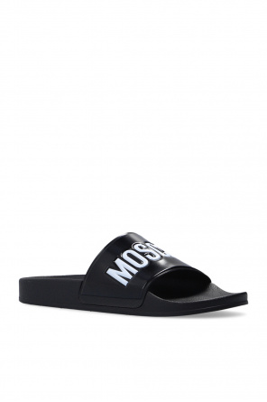 Moschino Slides with logo