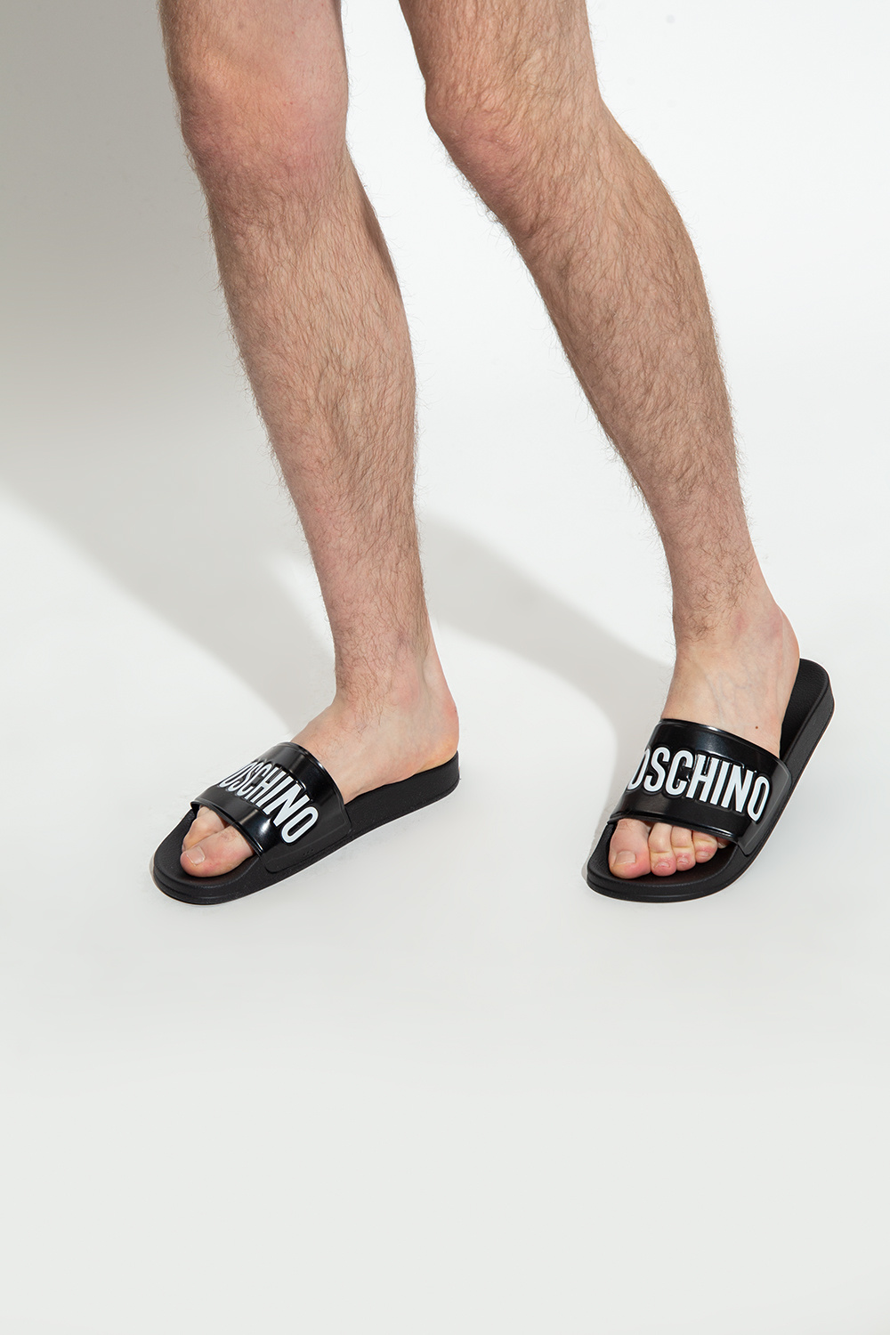 Moschino Slides with logo