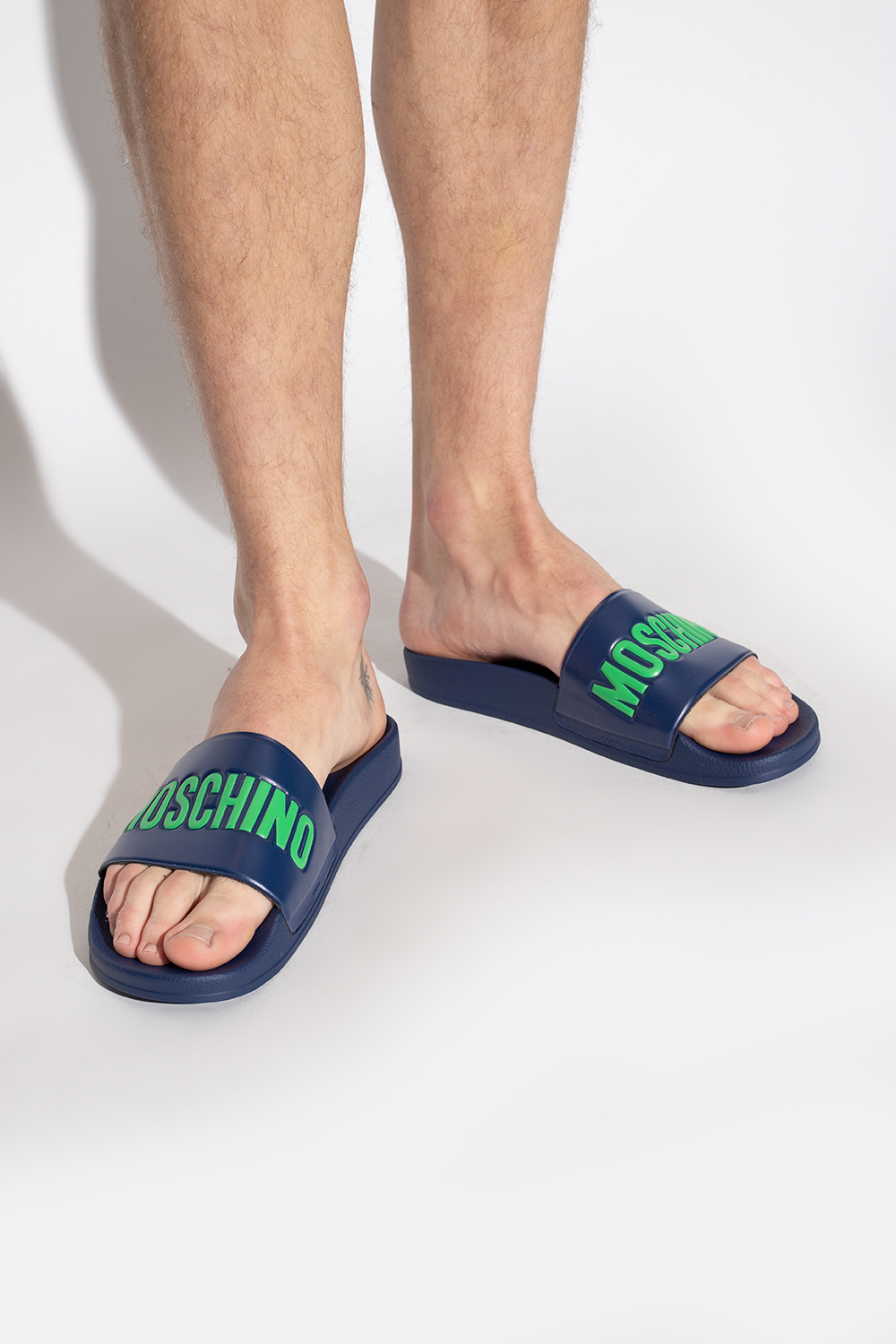 Moschino Slides with logo