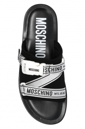 Moschino Slides with logo