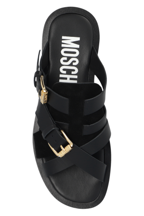 Moschino Leather slides