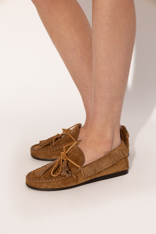 Isabel Marant Mocasines de ante ‘Fitza’ tipo ‘loafers’