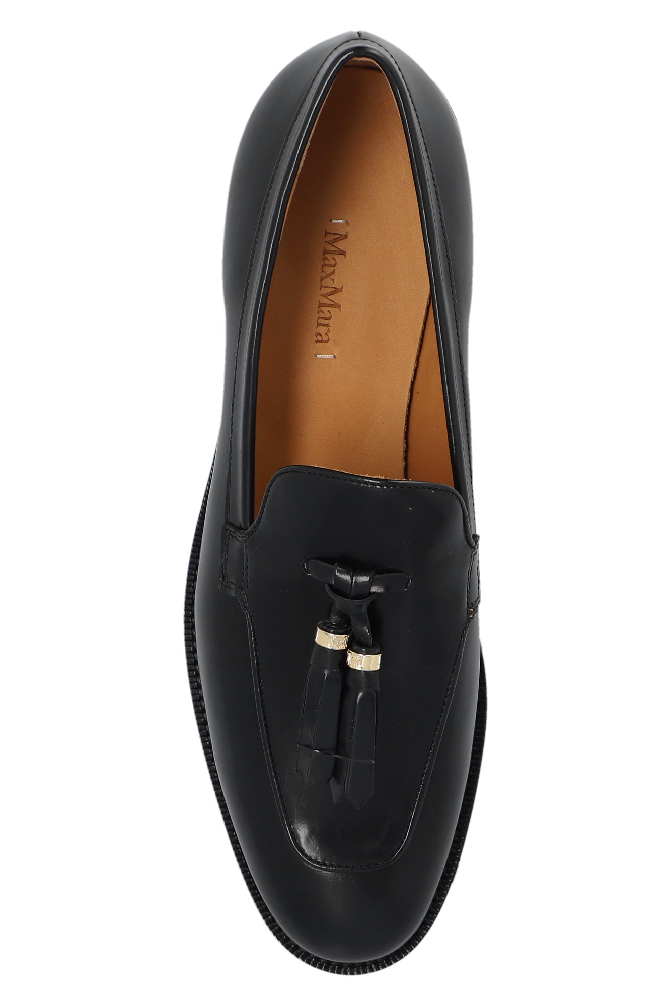 Black Leather loafers Max Mara - Vitkac GB
