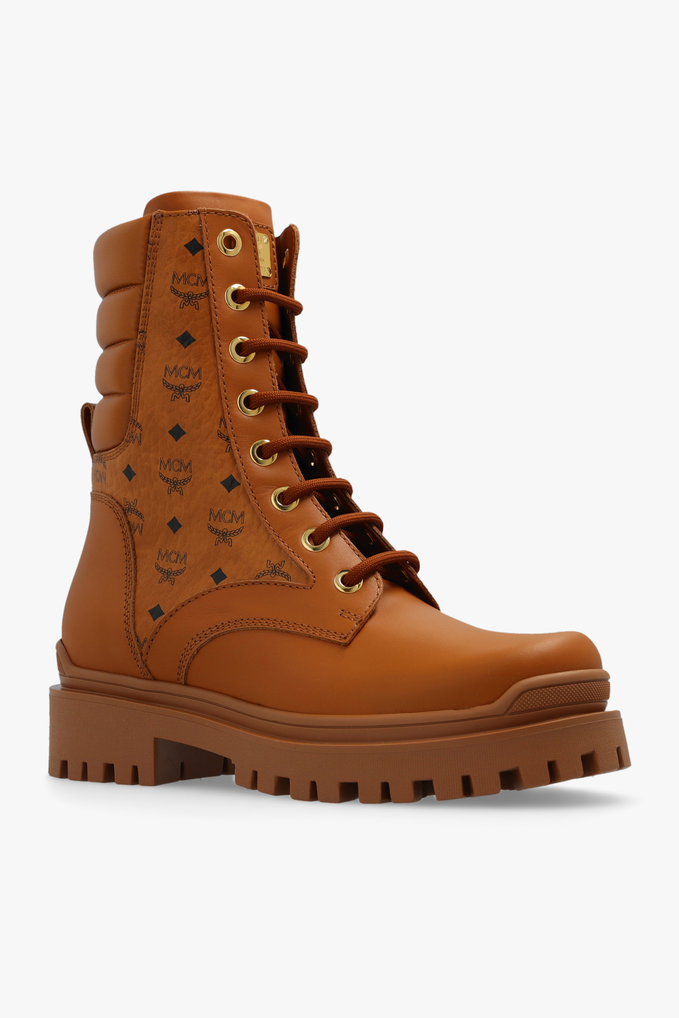 MCM Boots with logo | Women's Shoes | Vitkac