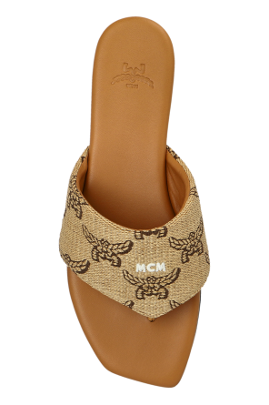 MCM Chanclas con monograma