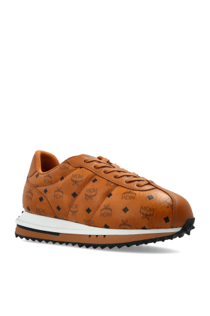 MCM Sportliche Lederschuhe mit Monogramm