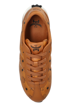MCM Sportliche Lederschuhe mit Monogramm