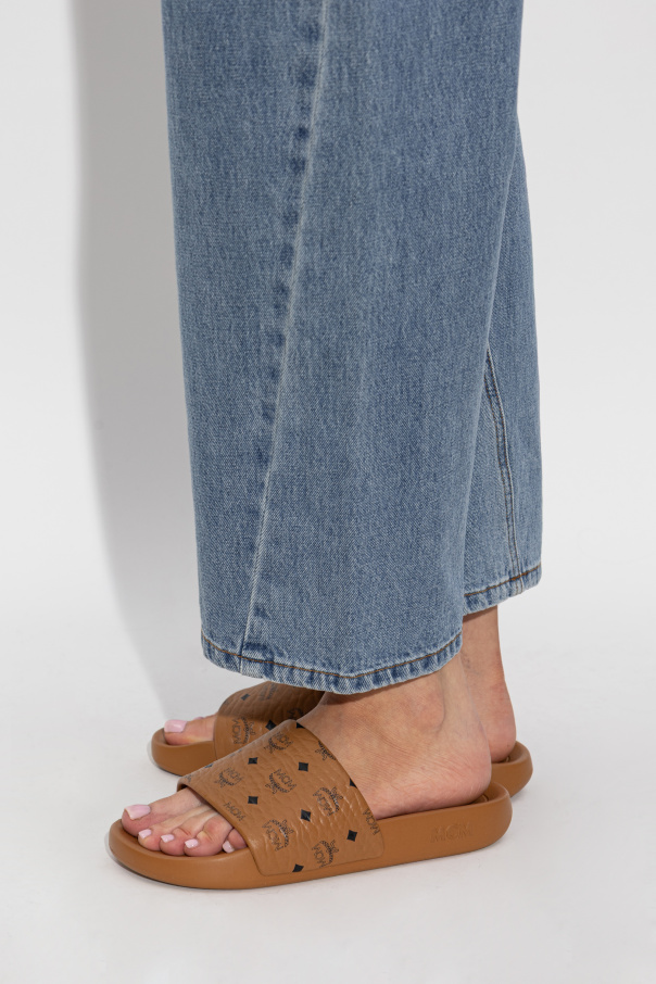MCM Monogram slides