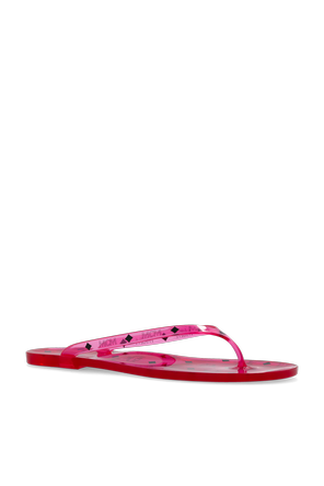 MCM Rubber flip-flops with logo
