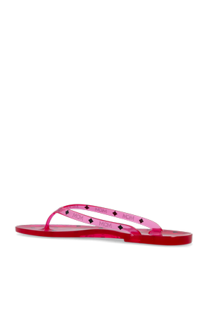 MCM Rubber flip-flops with logo
