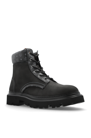 MCM Leather lace-up boots