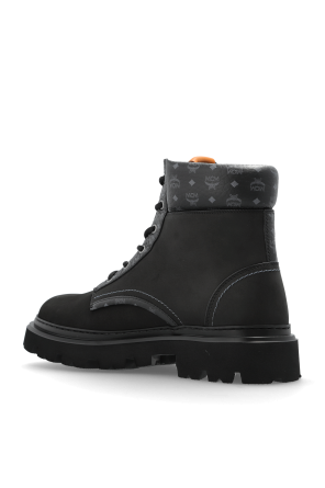 MCM Leather lace-up boots