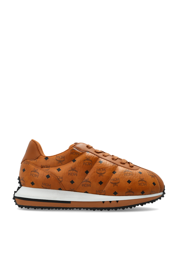 Leather sports shoes with monogram od MCM