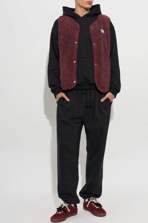 Veja Burgundy low-top trainers