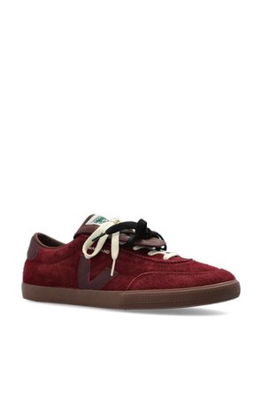 Veja Burgundy low-top trainers