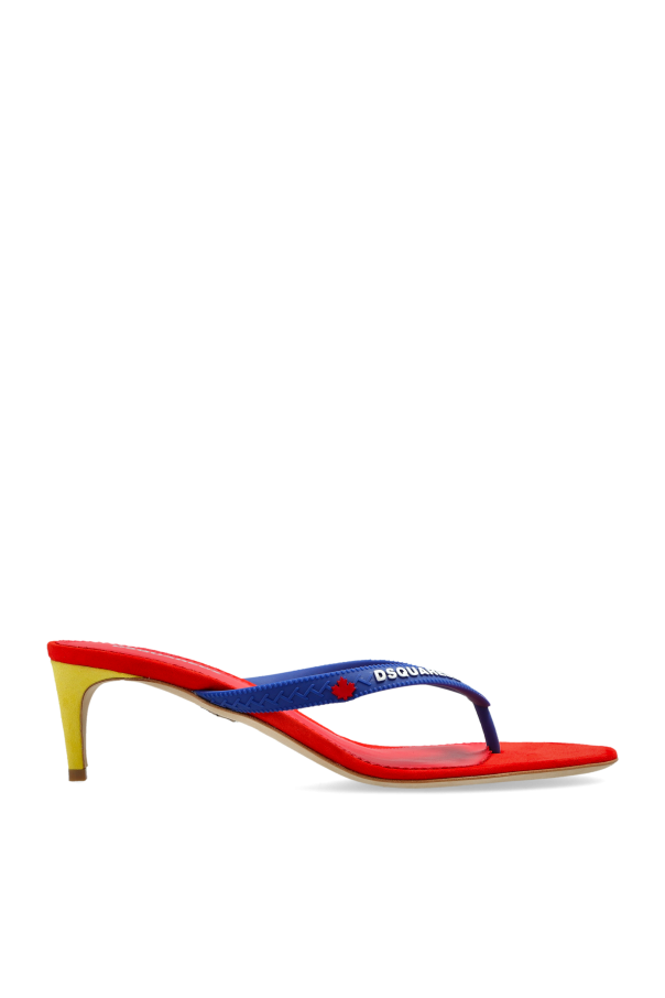 Heeled mules with logo od Dsquared2