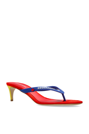 Dsquared2 Pantoletten mit Absatz mit Logo