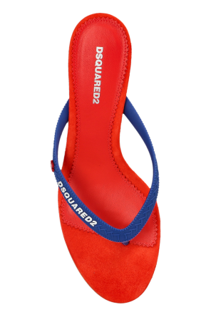 Dsquared2 Pantoletten mit Absatz mit Logo