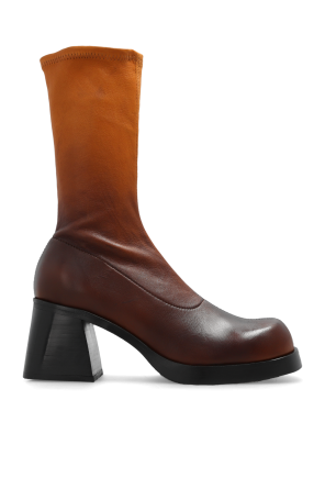 Coach knee-length leather boots