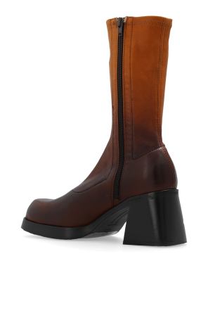 Miista ‘Elke’ heeled ankle boots in leather