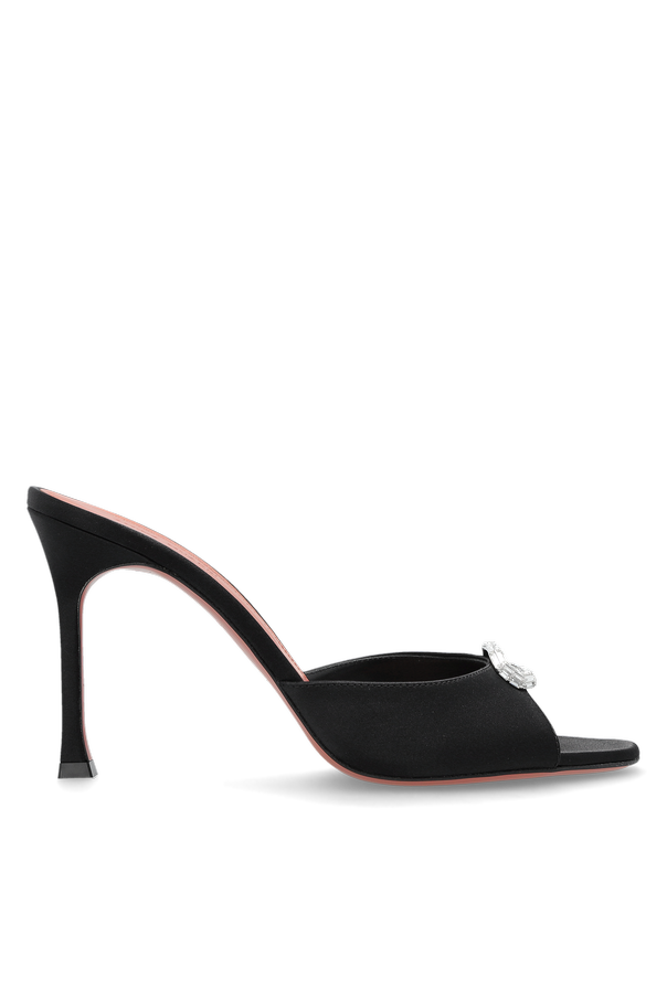 Heeled mules ‘Mini Camelia’ od Amina Muaddi