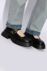 Marni BLACK Leather platform loafers