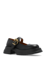Marni BLACK Leather platform loafers