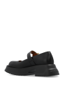 Marni BLACK Leather platform loafers