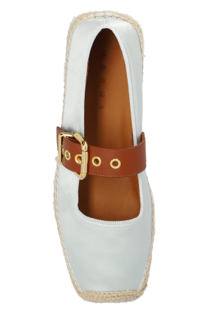 Marni ‘Petal’ satin platform shoes