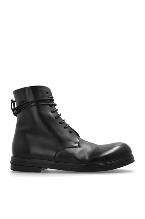 Leather ankle boots
