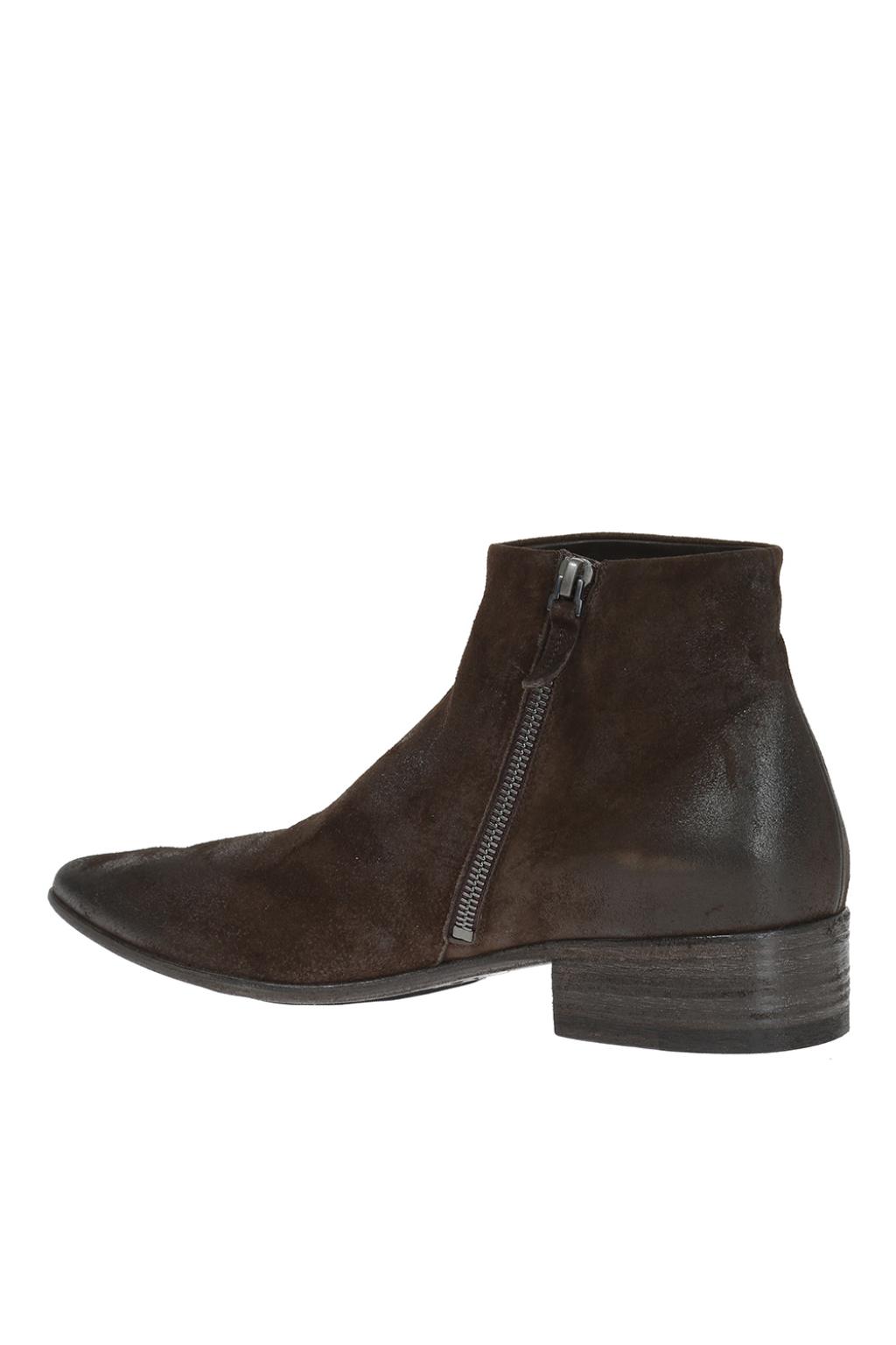 marsell suede ankle boots
