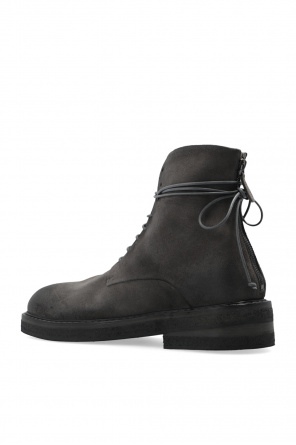 MarCashmere ‘Parrucca’ leather ankle boots
