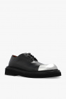 Marsell BLACK ‘Pollicione’ leather Derby shoes