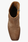 Marsell BROWN ‘Cassello’ heeled ankle boots in suede