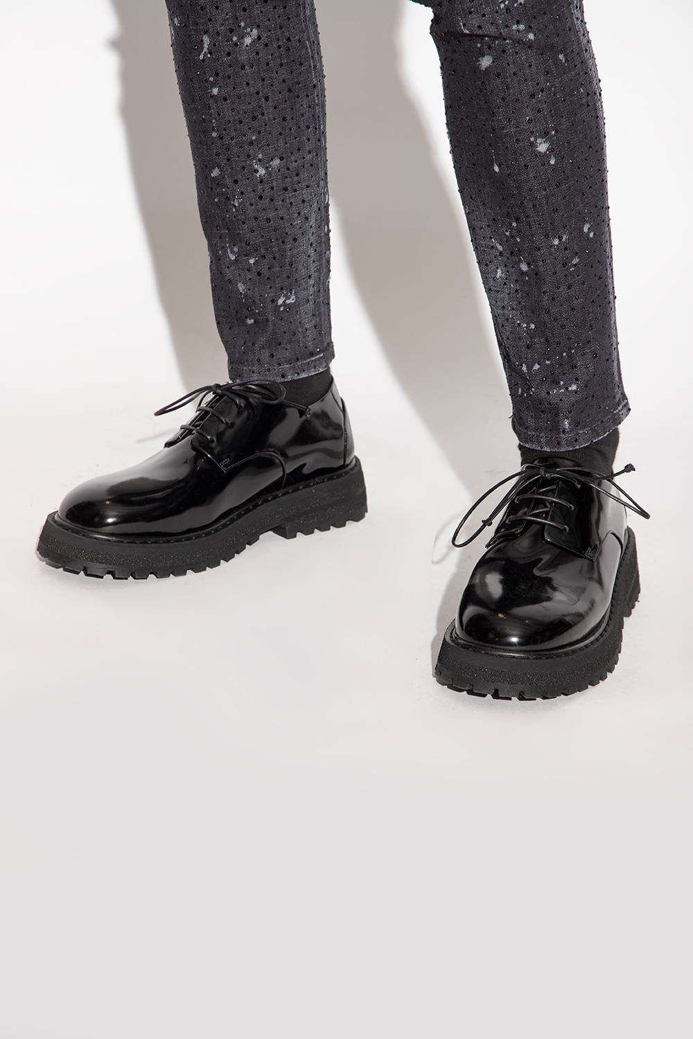 IetpShops Australia - Black 'Carro' Derby shoes Marsell - adidas originals  Forum Low Shoes Unisex Leisure Skate Wear-resistant Light GX1422