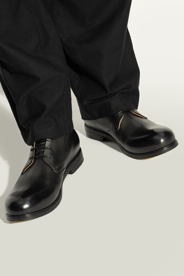 Marsell Skórzane buty `Zucca` za kostkę