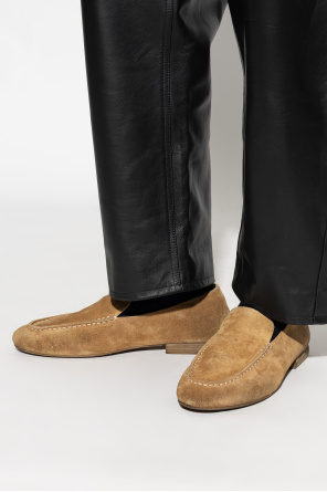 Suede 'mandolo' loafers od Marsell