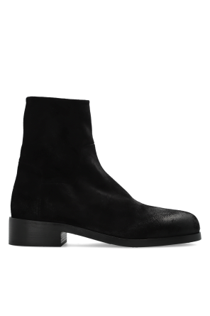 Leather ankle boots