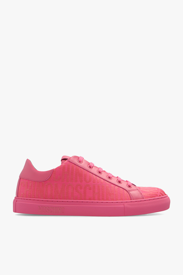 Moschino teen leather lace-up shoes