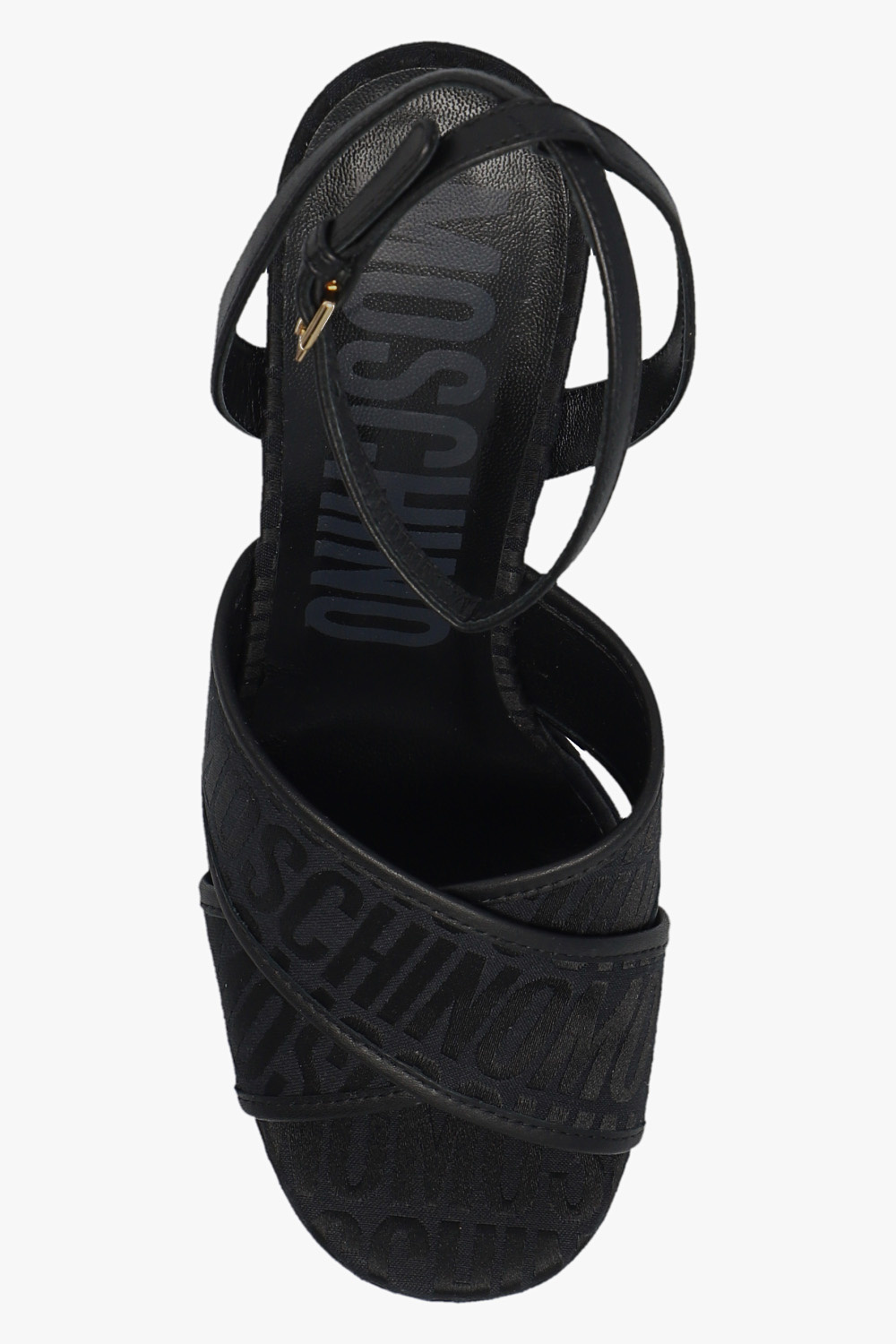 Moschino Platform sandals with logo