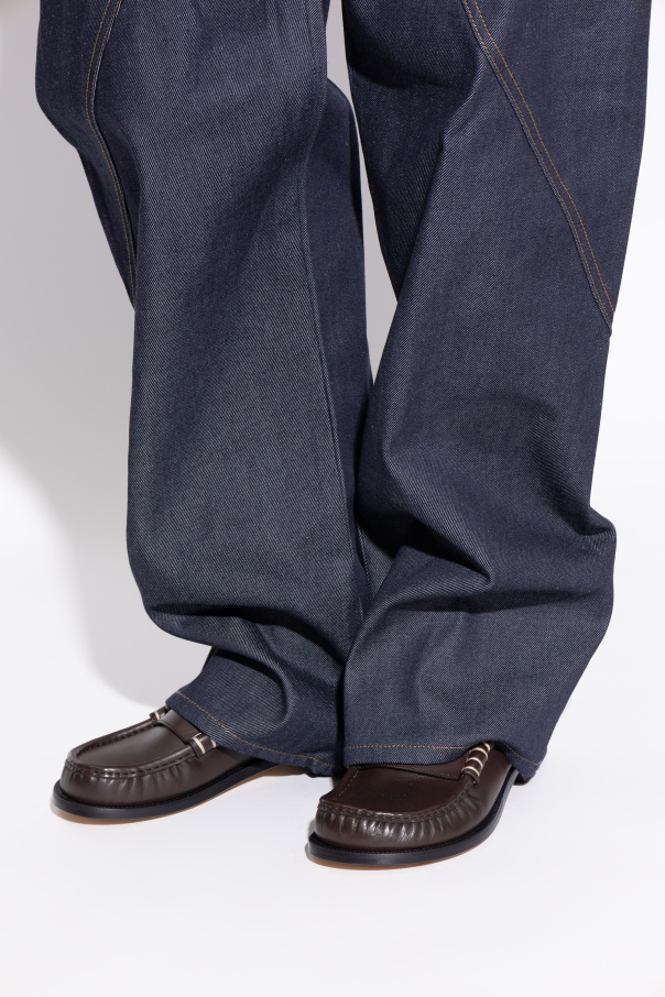 JW Anderson Leder-Loafer-Schuhe