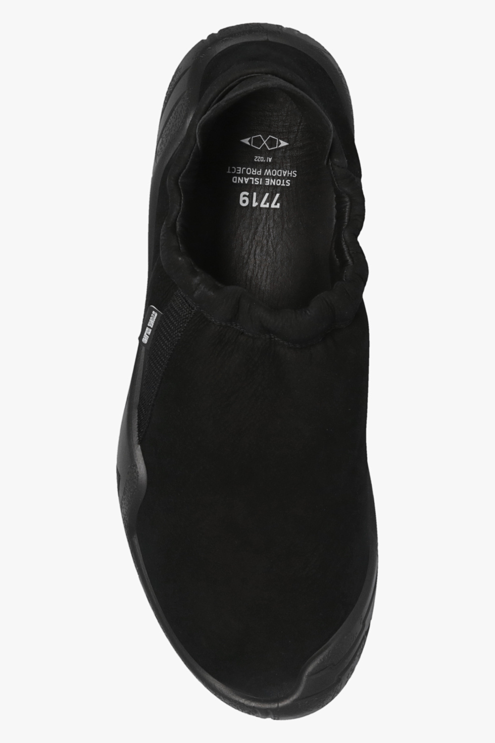 Stone Island high-top tonal panel sneakers