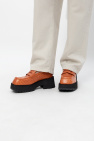 Marni ORANGE Leather loafers