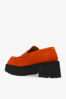 Marni ORANGE Leather loafers