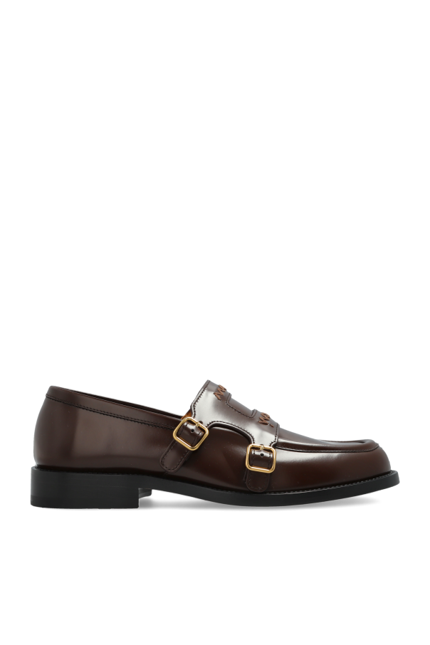 Leather ‘loafers’ shoes od Marni