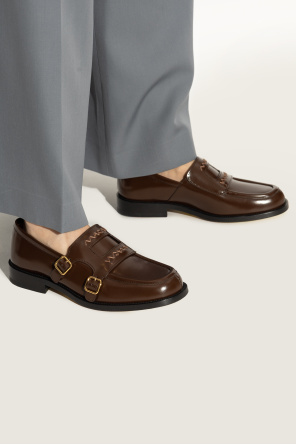 Leather ‘loafers’ shoes od Marni