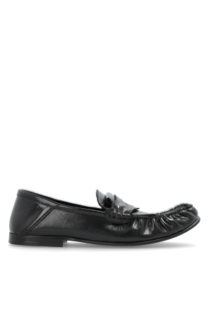 Leather loafers