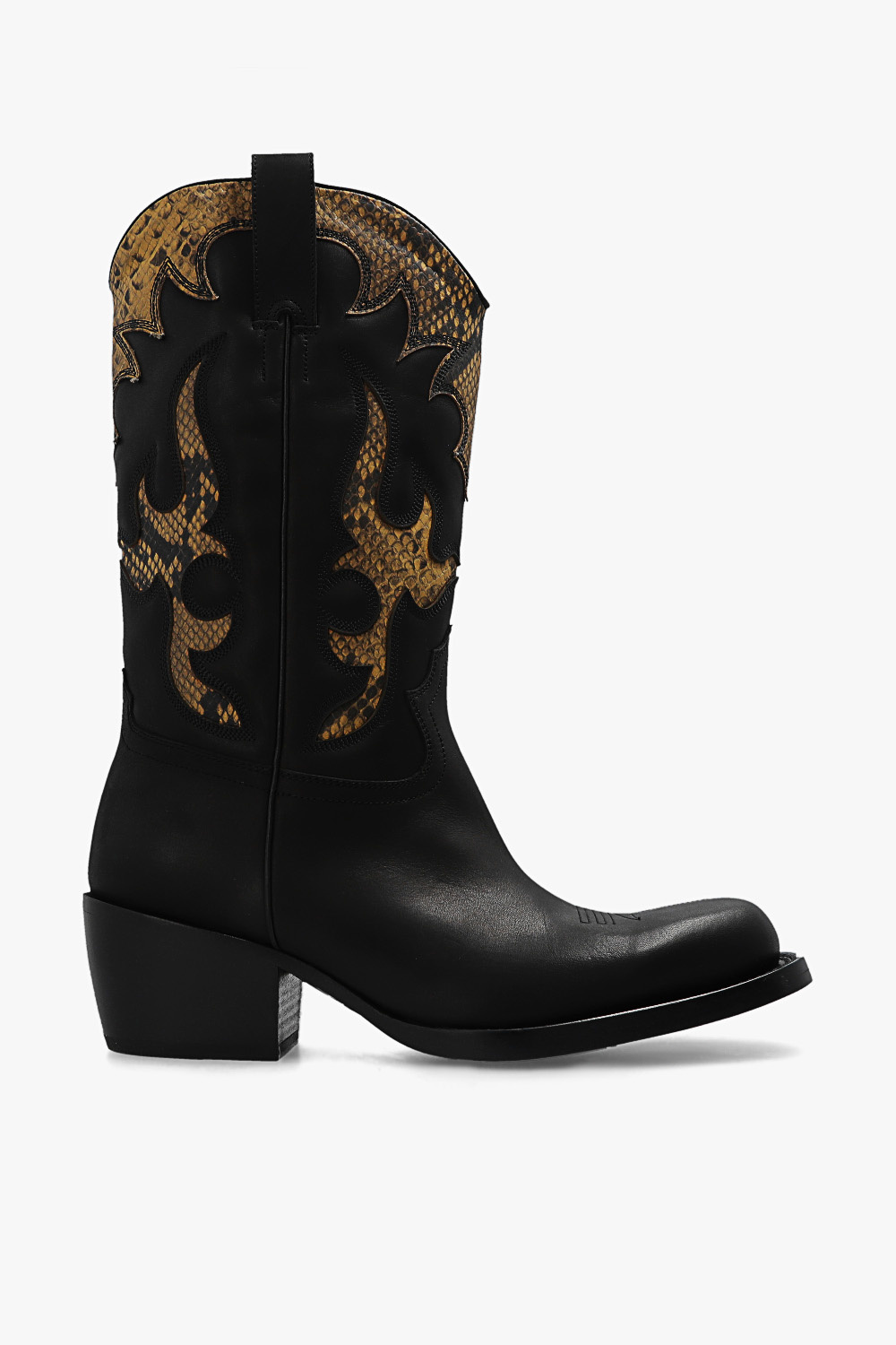 Dries Van Noten Leather cowboy boots