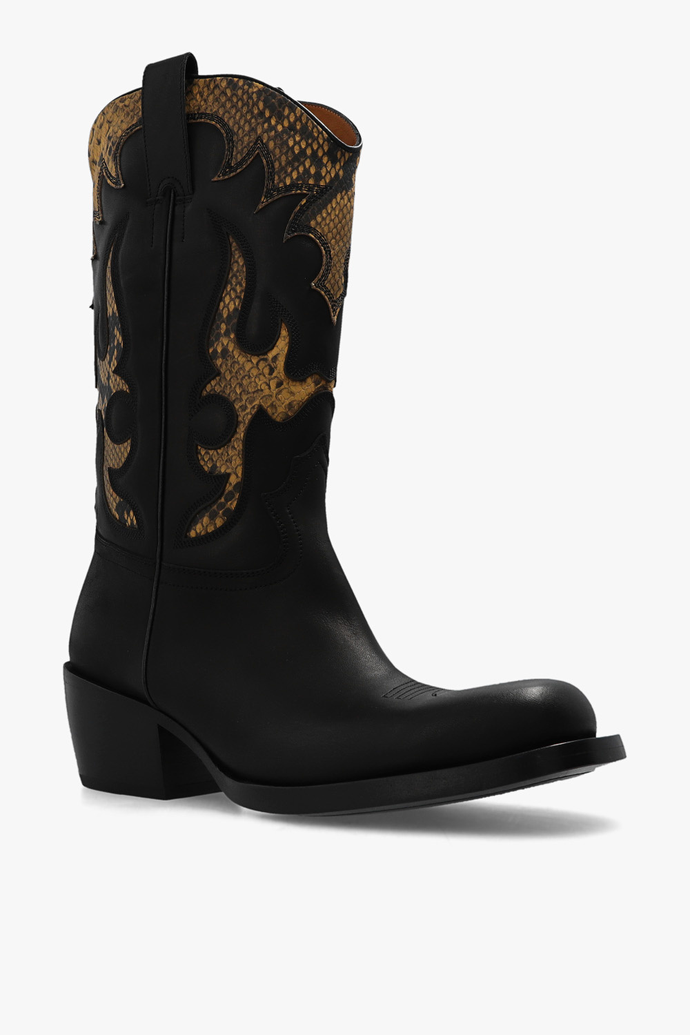 Dries Van Noten Leather cowboy boots